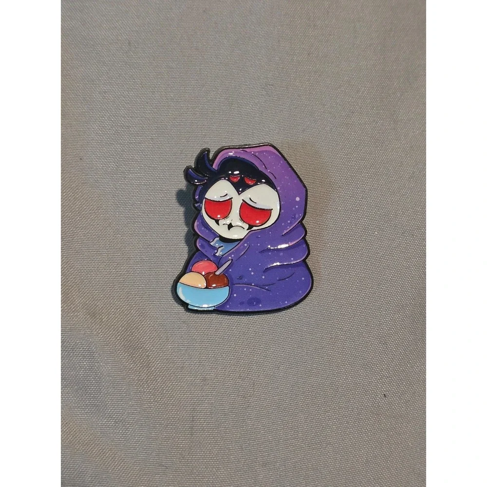 Stolas Apology Tour Helluva Boss Pins Chibi Charm Pins NEW Blanket Ice Cream